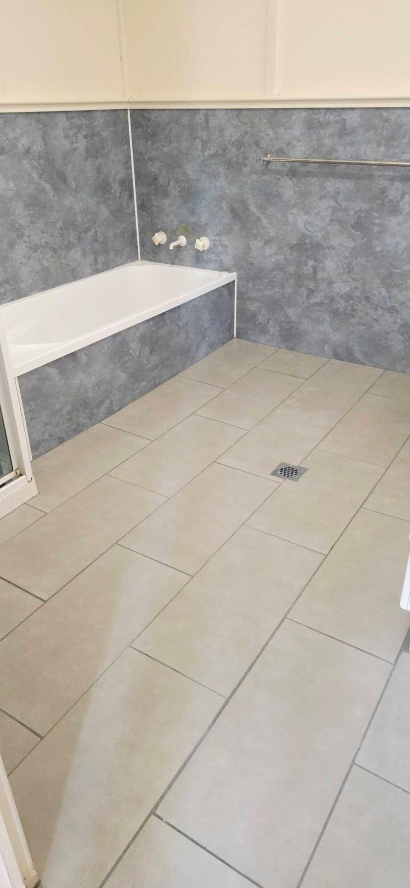 After: Bathroom Floor Upgrade